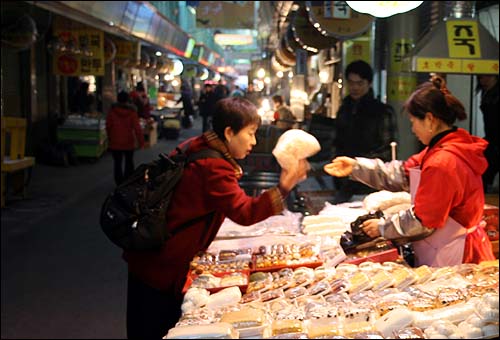 광명의 한 재래시장 풍경(자료사진) 